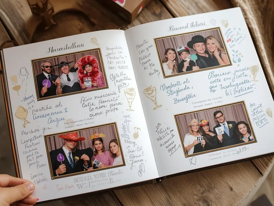 GuestBook personalizzato con foto e dediche degli ospiti